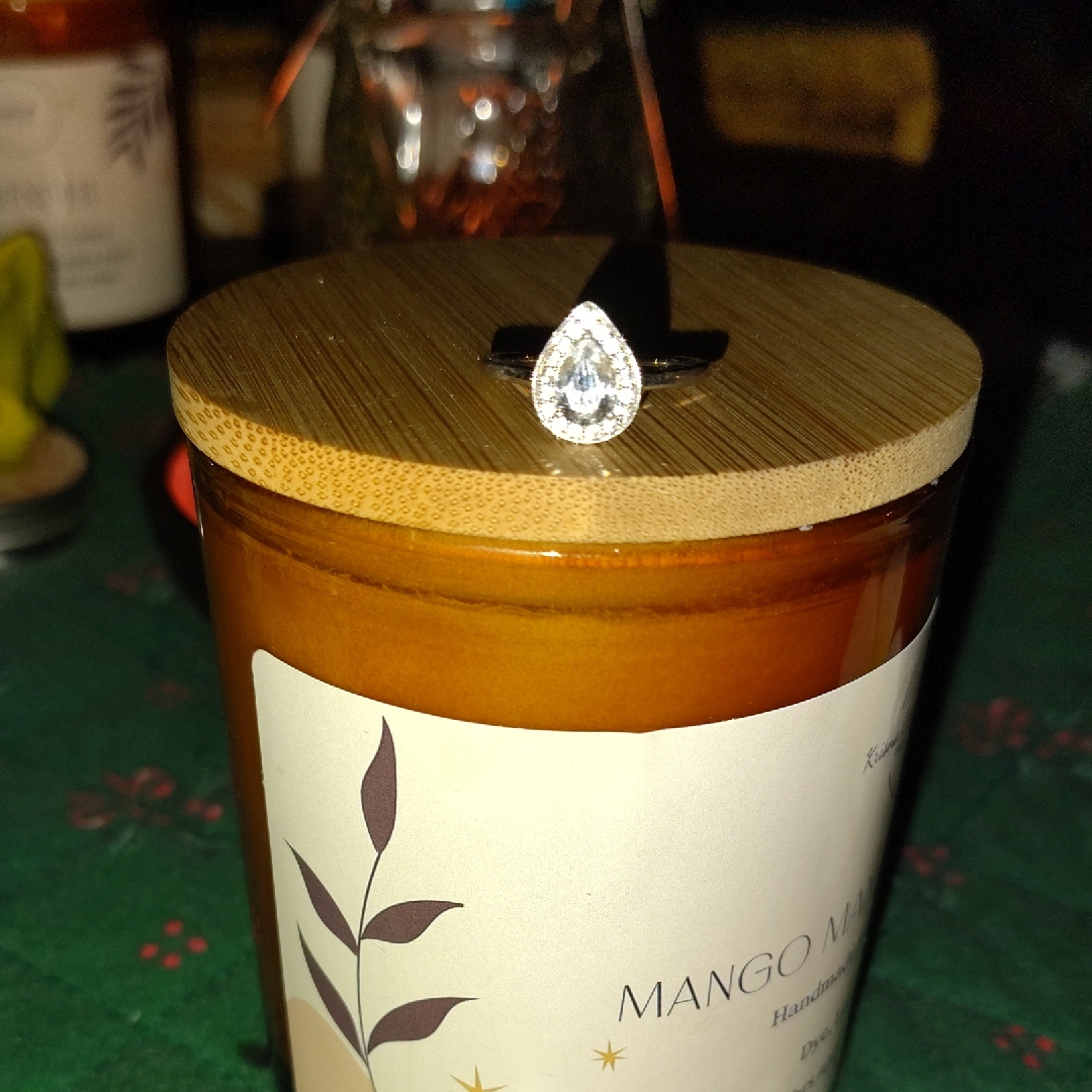 Sterling Silver White Sapphire
